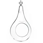 hanging clear globe glass ball vase flower plant pot terrarium container party wedding decor