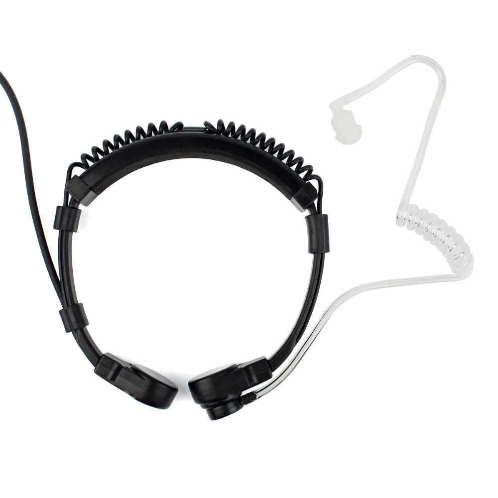 

Dropship Extendable Throat Microphone Mic Earpiece Headset for CB Radio Walkie Talkie BAOFENG UV-5R Plus UV-B5 UV-B6 GT-3 UV-5X