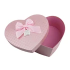 customized cardboard printed heart shaped wedding luxury fancy chocolate box