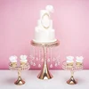 gold hanging crystal cake stand cupcake rack holder metal sets for wedding decoration/exhibion/party centerpiece/silver/dessert