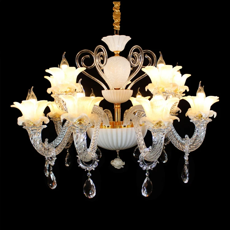 Kitchen decorative glass chandelier pendant hanging light
