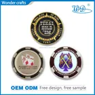 China amazing on fire design die stamp iron antique brass plating poker chips custom casino coin