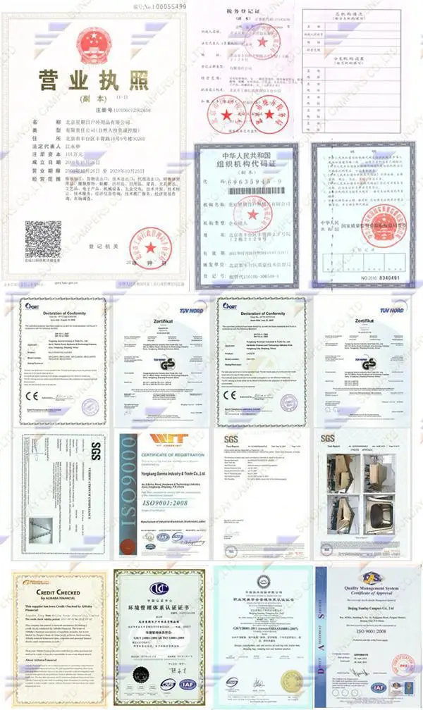 our certifications