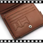 Wholesale Top Quality Custom Luxury Genuine Leather Brown Men Wallet