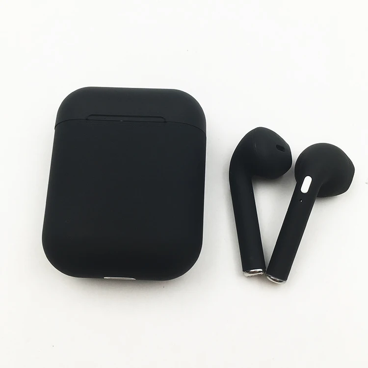 color i9s matt black matt red tws with charging box twins wireless earphone V5.0 Music Earbuds Stereo Blue-tooth Headphones - ANKUX.COM