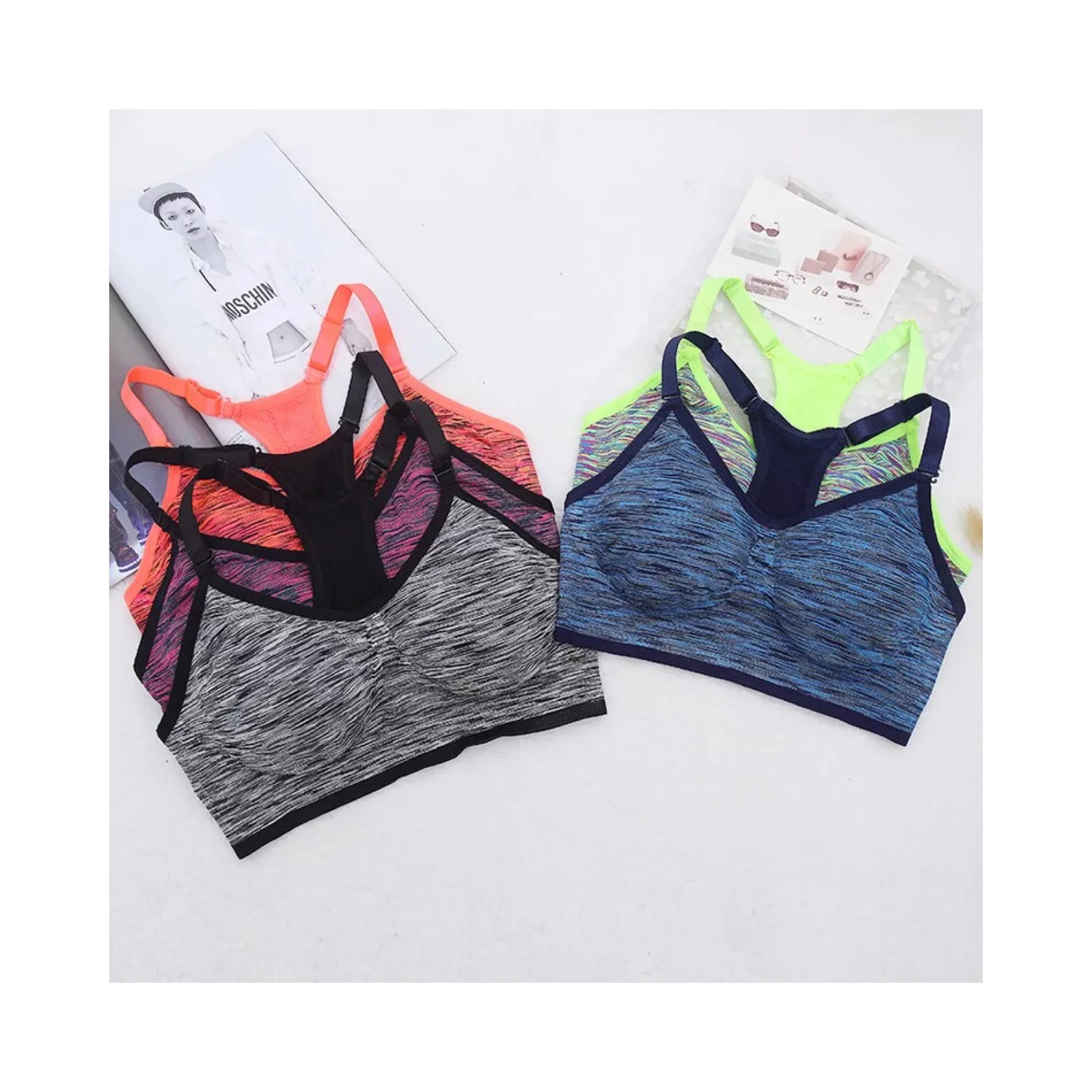 Factory Price Free Size Lightweight And Quick Dry Material Wicks Moisture Women Yoga Sports Bras Yoga,Gym,Workout, Black;white
Factory Price Free Size Lightweight And Quick Dry Material Wicks Moisture Women Yoga Sports Bras Yoga,Gym,Workout, Black;white