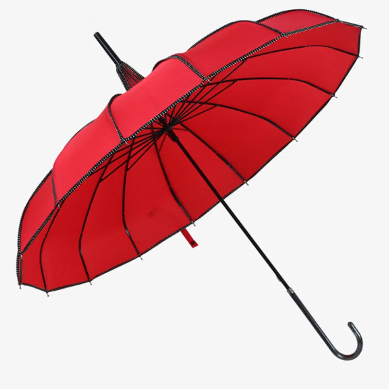 16ribs Straight Pagoda Umbrella Poggee Fabric Manual Rain Sunscreen Black Plastic Sun Wedding Umbrella Custom
16ribs Straight Pagoda Umbrella Poggee Fabric Manual Rain Sunscreen Black Plastic Sun Wedding Umbrella Custom