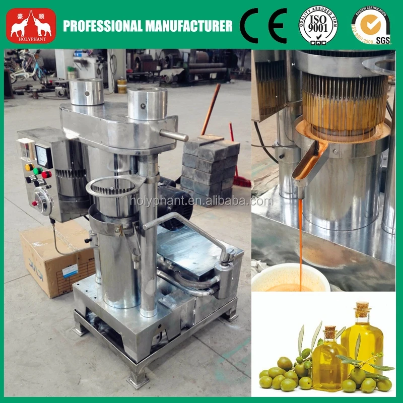 Olive Oil Extraction Hydraulic Press Machine 20-120kg/H