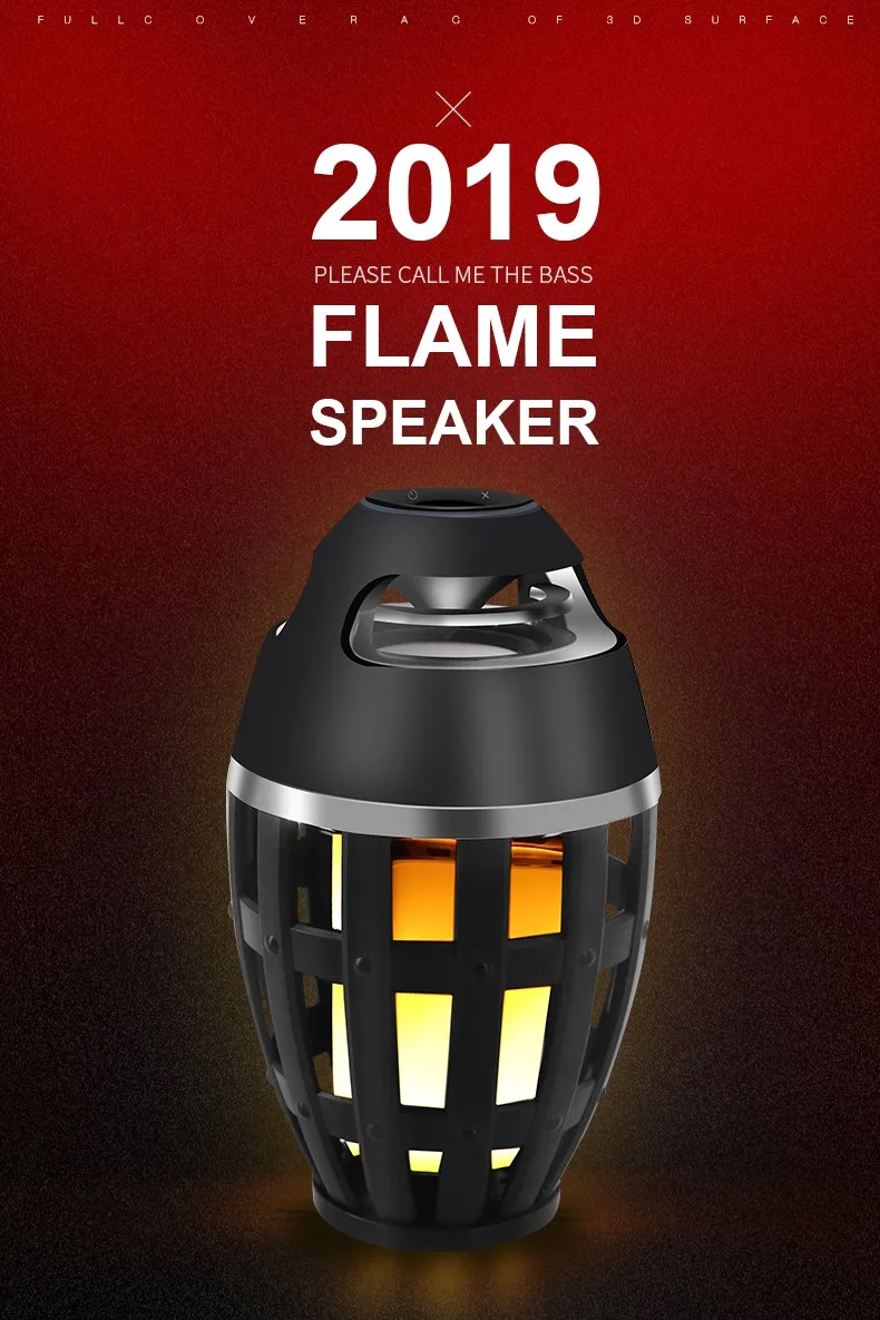 Mini USB Portable Sound Music Box Stereo Handsfree Flame wireless Speaker - ANKUX.COM