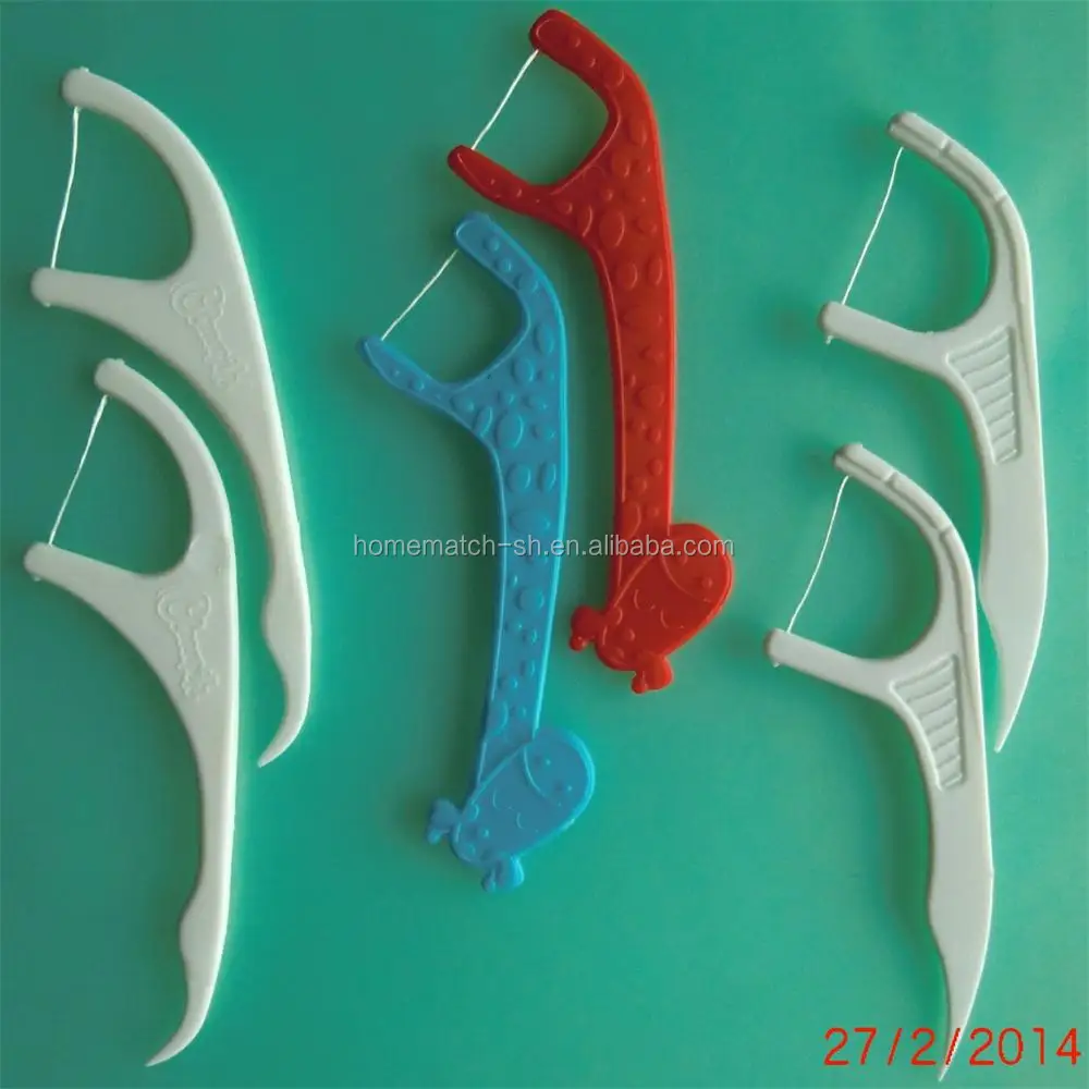 Plastic Dental Floss Pick/toothpicks,Disposable Flosspick,But Can Be