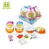 The Toy Eggs have Jumping Rope Cartoon Toys and Chocolate Biscuit Eggs