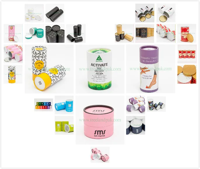candle paper tube packaging candle gift box with