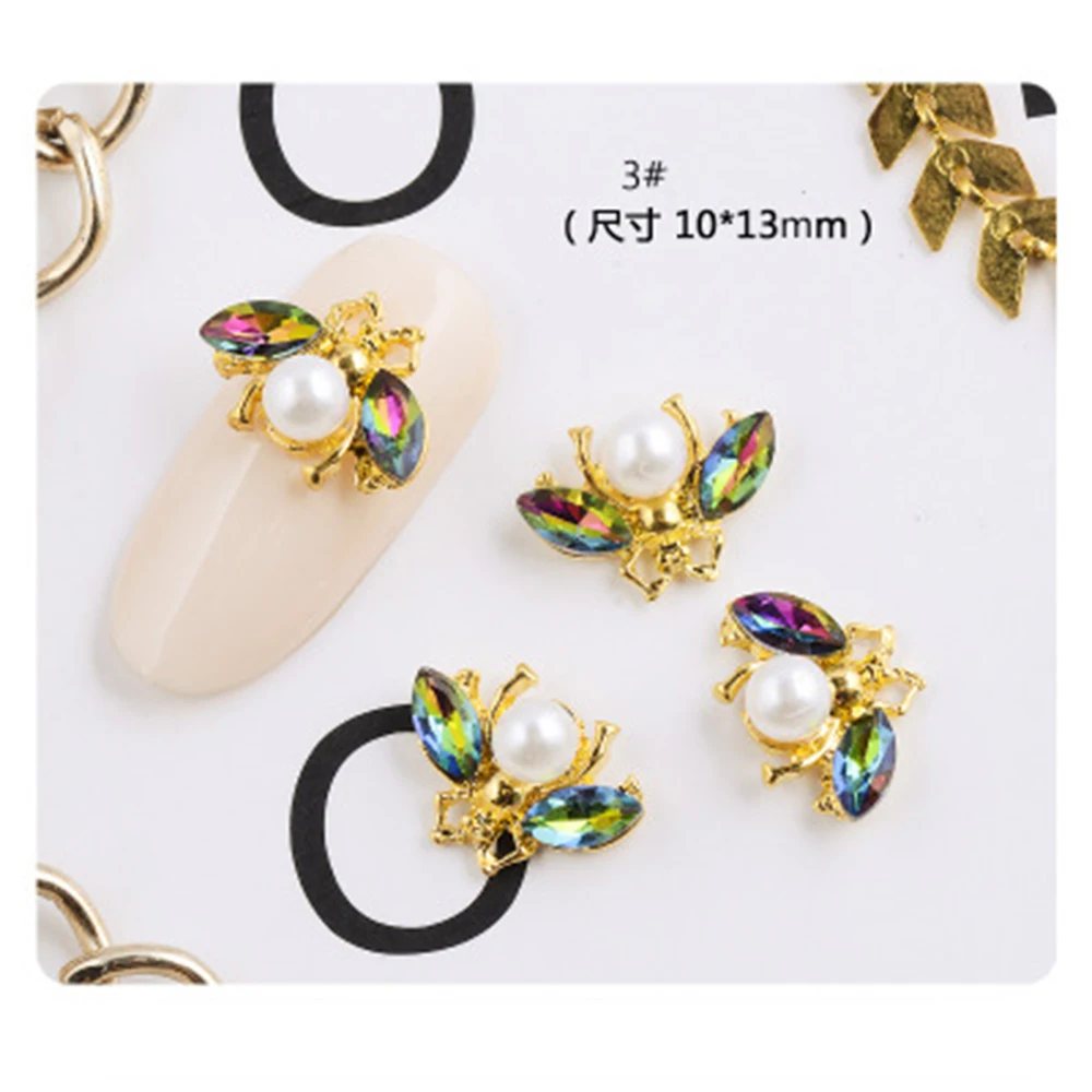 XULIN Hot Sale Nail Art Metal Honey Design Pearl Nail Decoration for Nail Salon Supplies, Red;white;green
XULIN Hot Sale Nail Art Metal Honey Design Pearl Nail Decoration for Nail Salon Supplies, Red;white;green
