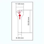 CR1616 CR1632 CR1620 CR2450 CR2477 CR2032 AA AAA LR44 18650 Battery isolation tabs