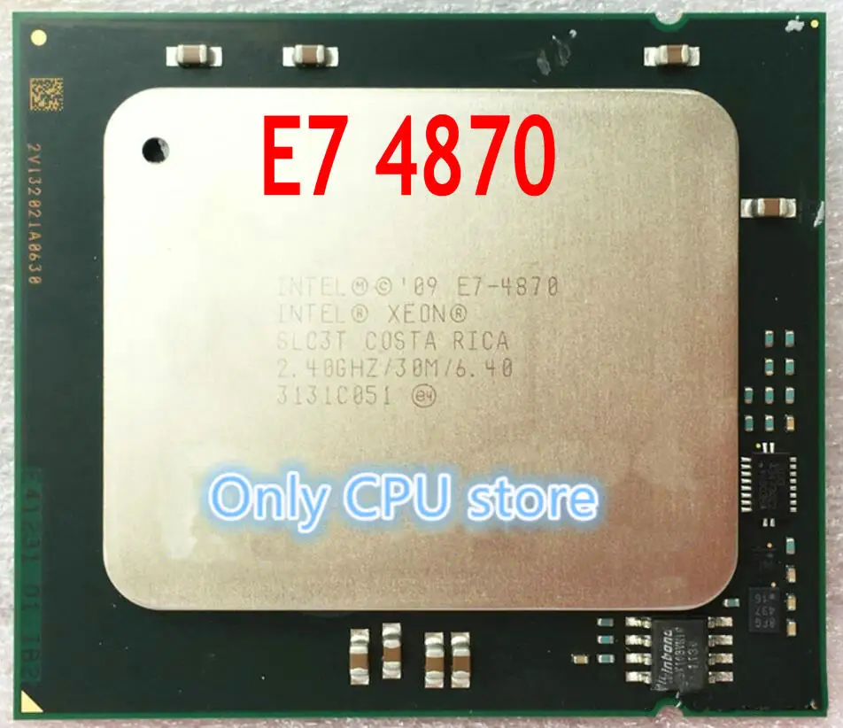 E7-4870 Original Intel Xeon E7 4870 cpu 2.40GHz 10-core 6.4GT/s 30MB 32nm 130W LGA1567 PROCESSOR free shipping amd processor