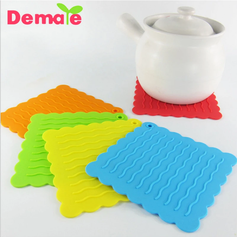 Silicone Rubber Placemat Colorful Silicone rubber Square Wave grains placemat Silicone table pad, Customized color
Silicone Rubber Placemat Colorful Silicone rubber Square Wave grains placemat Silicone table pad, Customized color