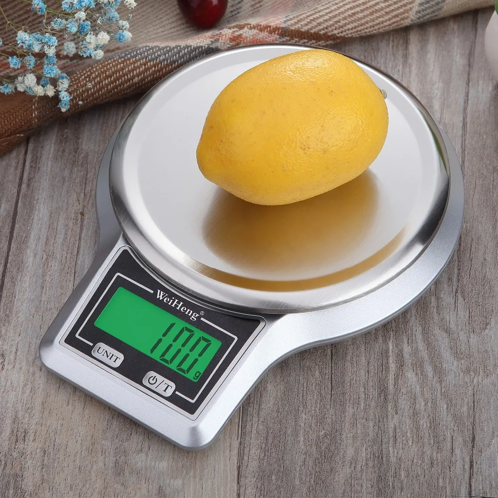 所有行业 五金工具 测试仪器 体重秤不锈钢平台10公斤食品数字称重秤