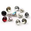 Wholesale rhinestone buttons for sofa garments crystal glass buttons for furniture decoration