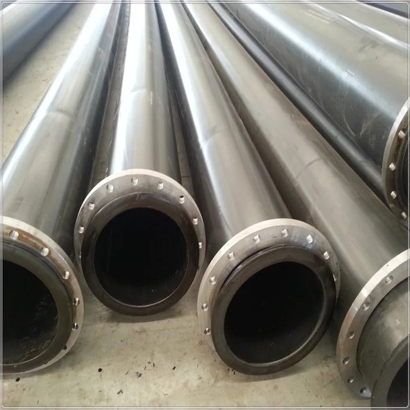 Flanged Hdpe Lined Steel Pipe For Copper Mining Buy Hdpe Lined Steel