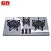 Classical black color steel 3 burner cover gas stove