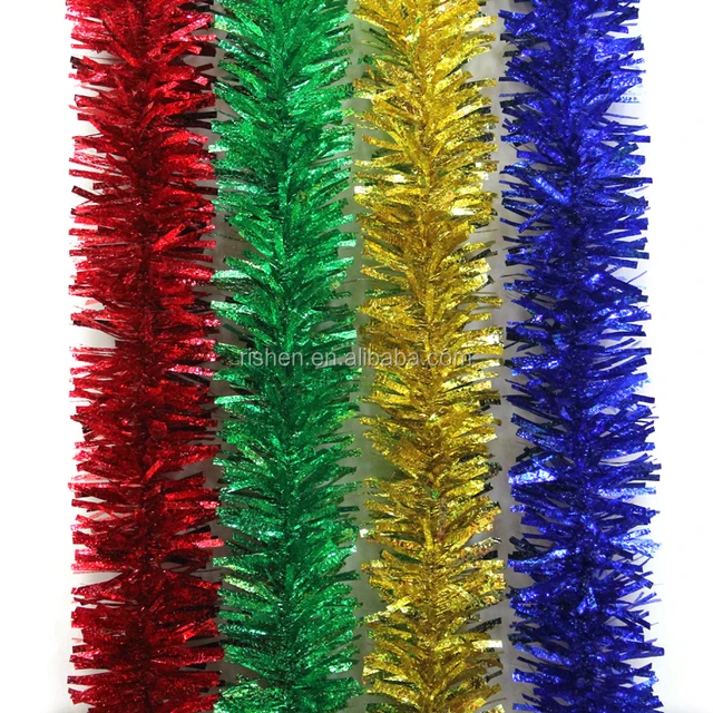 indoor tinsel garland