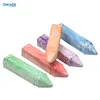 5PCS Pointed jumbo marble tie dye chalk big sidewalk won't roll away with pack of 5 in blister suit for outdoor play