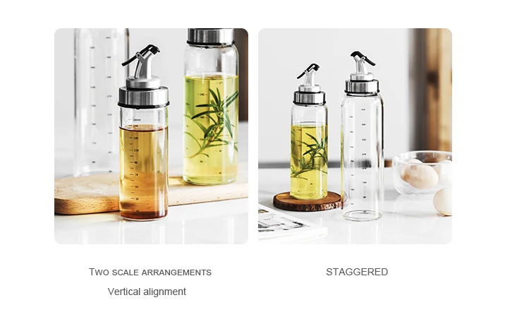 Empty Glass Kitchen Cooking Oil And Vinegar Spice Dispenser Bottle For Sale 1773