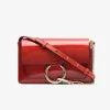 2019 metal ring detail designer crossbody hand handbags patent leather bag