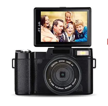 30MP Digital Camera with 3 inch TFT 180 Degree Screen DSLR Wide Angle Telephoto Lens Camara Digital
30MP Digital Camera with 3 inch TFT 180 Degree Screen DSLR Wide Angle Telephoto Lens Camara Digital