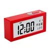Fashion Digital LED word Desk Alarm Clock with temperature display with LED backlight