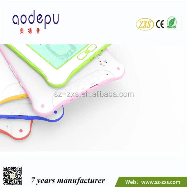Newly released android 4.2 G sensor 2 cameras several colors option RK2926 7inch kids tablet wholesale ZXS-20