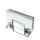High Quality Furniture Brass Satin Polish Shower Hinge