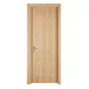 Goldea office relief wood door like steel door design with MDF board panel door