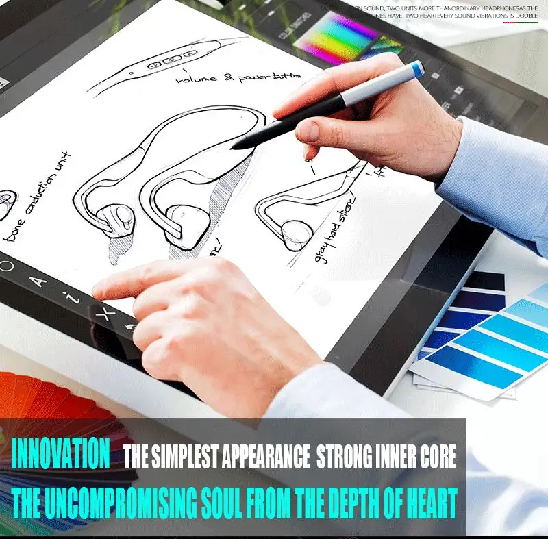 Bone conduction wireless bluetooth headphone with microphone for samsung xiaomi huawei iphone - ANKUX.COM
