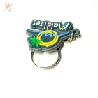 OEM ORDER FAST ORDER tourist travel 3d vinyl rubber pvc maldives keychain brand manufacturers exporter from China