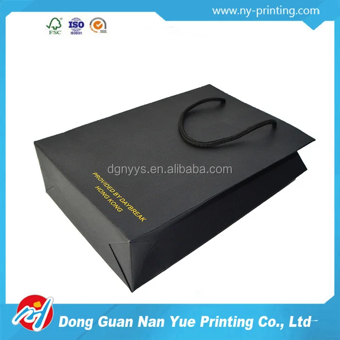 wholesale cheap luxury shopping dongguan black paperboard paper