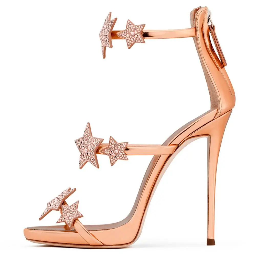 HMS153 Ladies Rhinestone Star Super High-heeled Rose Gold Sandals Dinner Shoes Chengdu Fashion Women's Shoes
HMS153 Ladies Rhinestone Star Super High-heeled Rose Gold Sandals Dinner Shoes Chengdu Fashion Women's Shoes