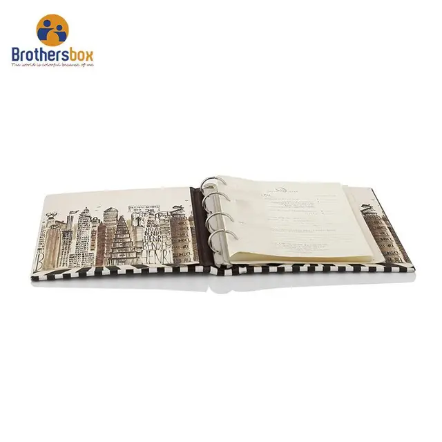 2018 stationery product handmade planner pu cover notebook