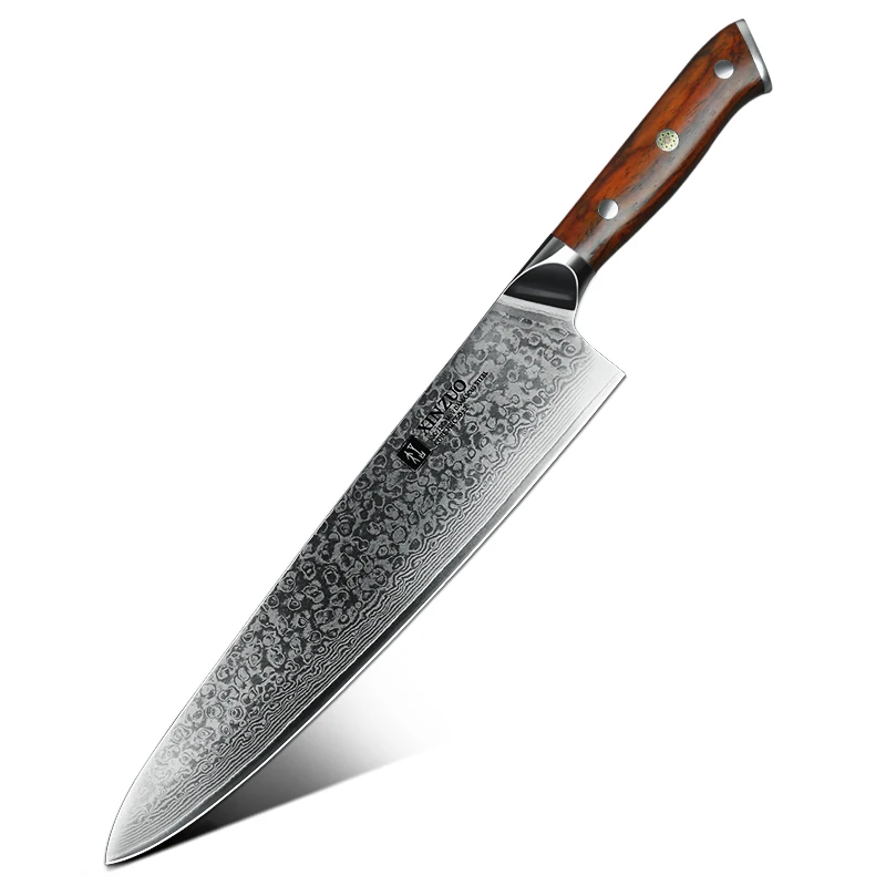 10 inch professional Japanese style Wooden handle Damascus steel kitchen chef knife
10 inch professional Japanese style Wooden handle Damascus steel kitchen chef knife