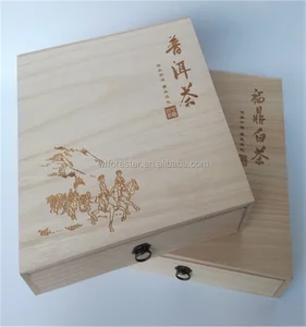 wholesale classical chinese tea wooden gift packaging box