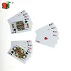 Cheap price custom excellent texture printing poker playing cards with clear plastic box