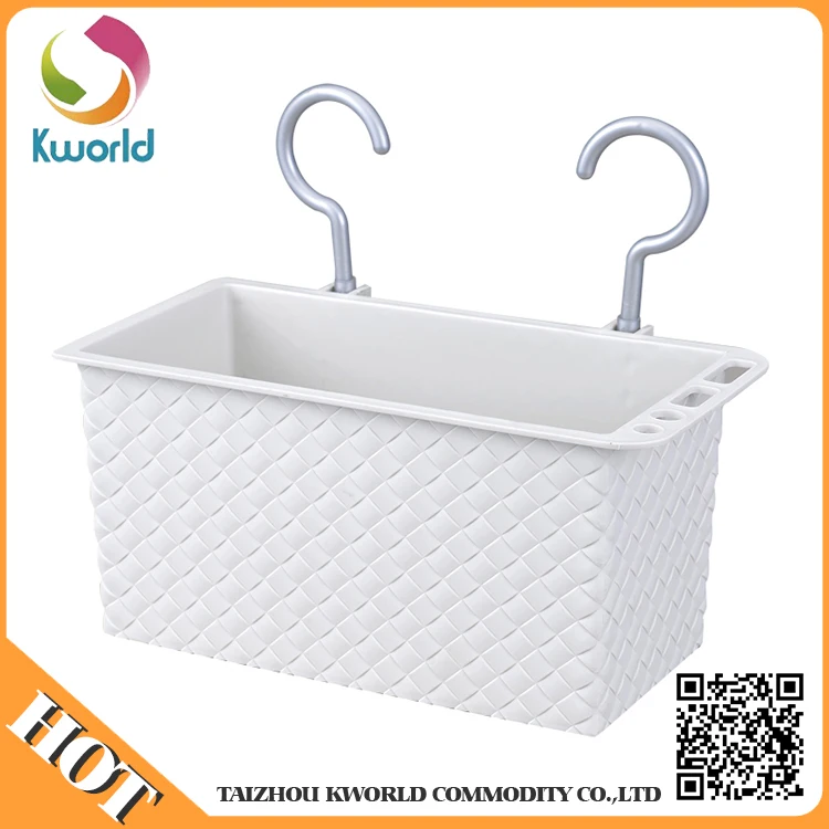 garden flower pot,plastic square pot,hanging storage baskets