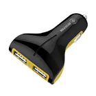 Deskpow Portable Fast Compatible 5V4.8Amp Dual Port USB Car Charger Adapter For Smartphone