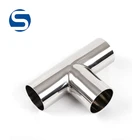 Design Professional Sanitary Stainless Steel Tee Pipe Fitting