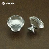 China furniture round crystal rhinestone luxury door kitchen cabinet knobs handles hardware antique glass drawer pulls