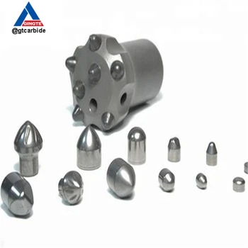 zhuzhou manufacturer YG6 YG8 YK05  cemented carbide buttons  for DTH drill bits and thread button bi
