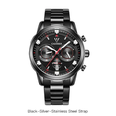 

CADISEN Top Brand Fashion Men's Watches Casual Quartz Watch Luxury Military Sports Wristwatches Male Relogio Masculino 9011