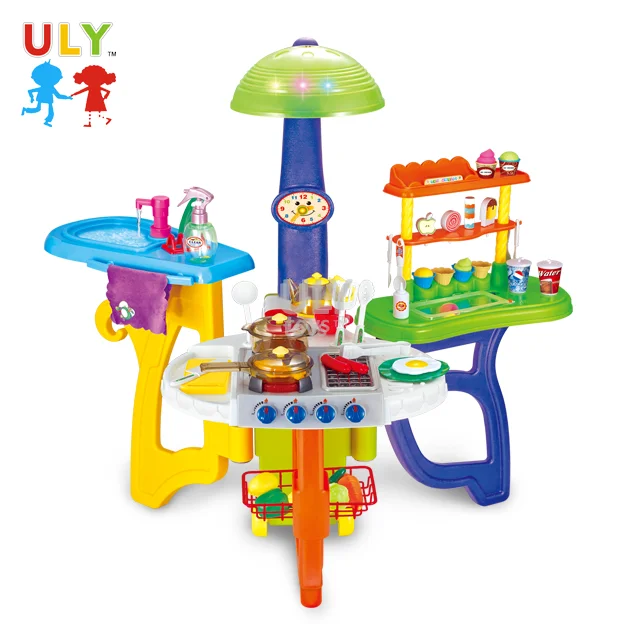 Children learning resources pretend play kid supermarket cash register toy