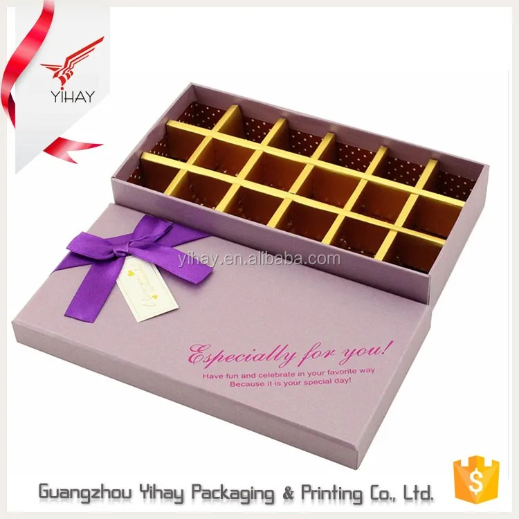 customized luxury cardboard paper gift packaging chocolate box