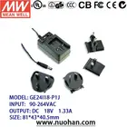 Mean well GE24I18-P1J 24W 18v Wall mounted adapter